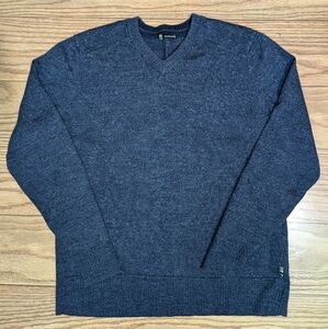 Smartwool Men's Sparwood V-Neck Merino Wool Blend Pullover Sweater sz M
